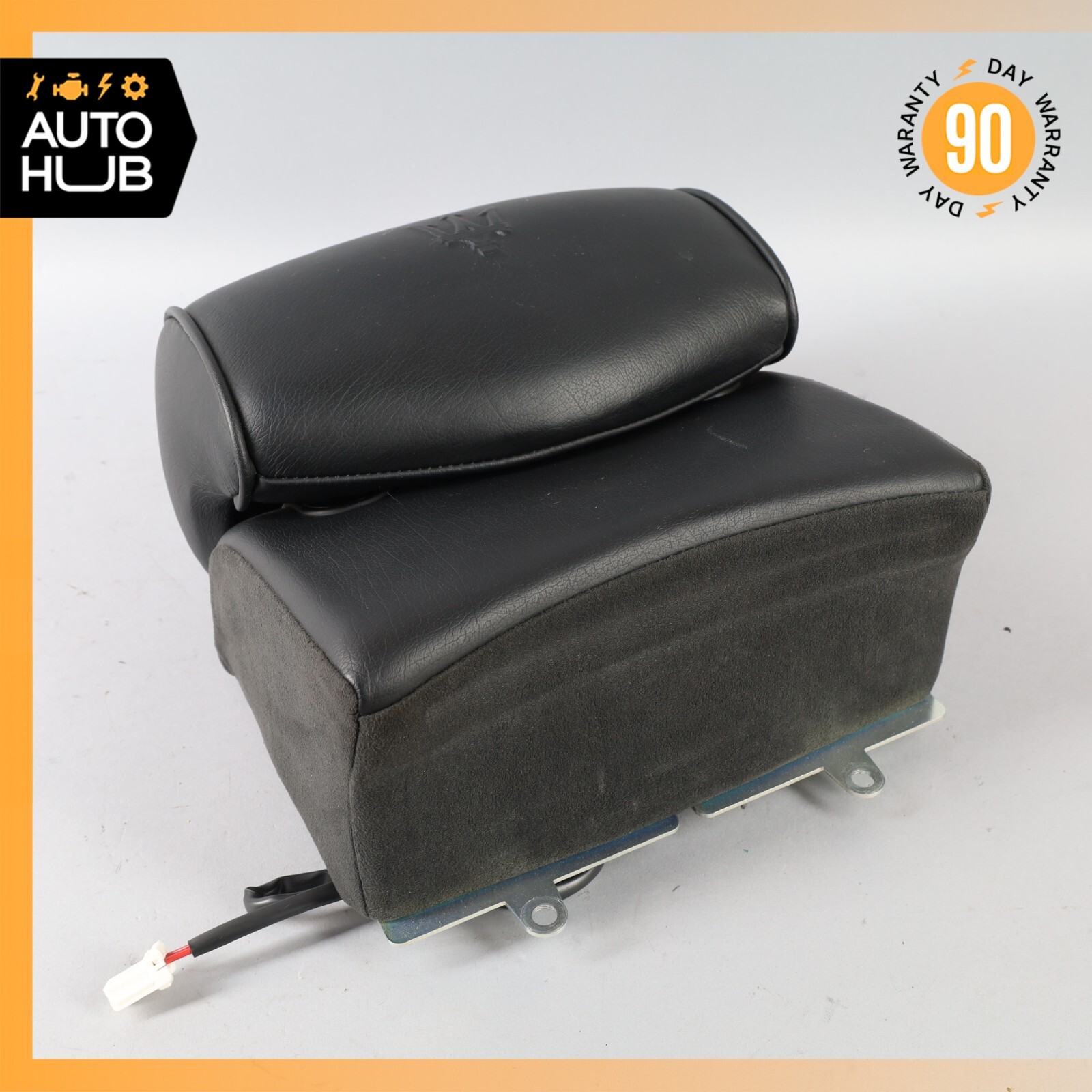 03-13 Maserati Quattroporte M139 Rear Center Seat Headrest Black OEM