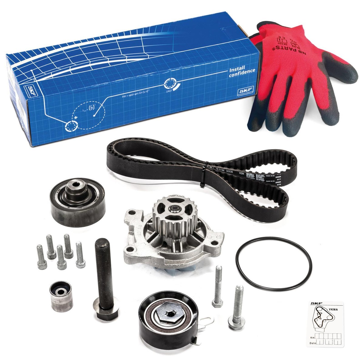 SKF VKMC 01244 Water Pump And Timing Belt Kit For VW - View #6