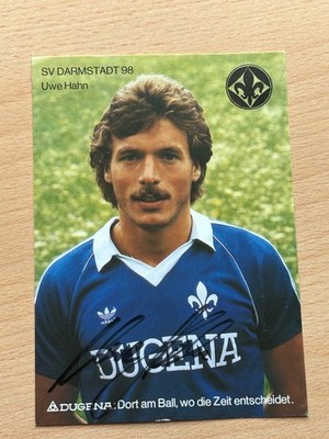 Uwe Hahn SV Darmstadt 98 autograph card original signed #43913