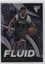 2022-23 Panini Flux Fluid Silver Prizm Anthony Edwards #5 5y7