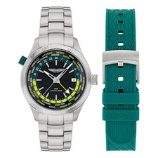 ASTON MARTIN Watch MTIZ1F503 GRZ Wrist Watch Gmt 41mm Spare Band