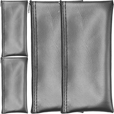 4 Pcs Mic Pouch Microphone Case Pouches Carrying Storage Bag for Travel