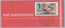 Bund 1987 ** postfrisch MiNr. 1408 Sport MH Tennis kompl. Heftchen Olympia