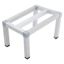 Heavy Duty 1000 lb Aluminum Dunnage Rack, 24x14x12", NSF Compliant Storage Shelf