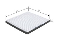 NEU - Bosch 1987435013 Filter, Innenraumluft FüR Chevrolet