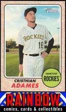 2017 Topps Heritage #172 Cristhian Adames Colorado Rockies