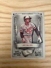 2021 Topps Allen and Ginter Historic Hits #HH40 Rod Carew - ORIOLES
