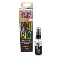 LITTLE GENIE PRODUCTIONS Problo Deep Throat Spray-Cupcake 1oz