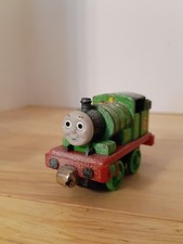 Vintage 2002 Thomas And Friends Take N Play Diecast Snowy Percy