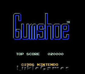Gumshoe Gum Shoe - NES Nintendo Light Gun Game