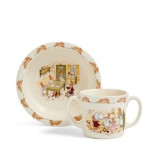Bunnykins 2-Piece Baby Set Bowl Handled Mug