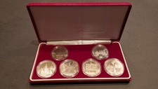 Russland Set 6 x 1 Rubel Olympia Moskau 1980