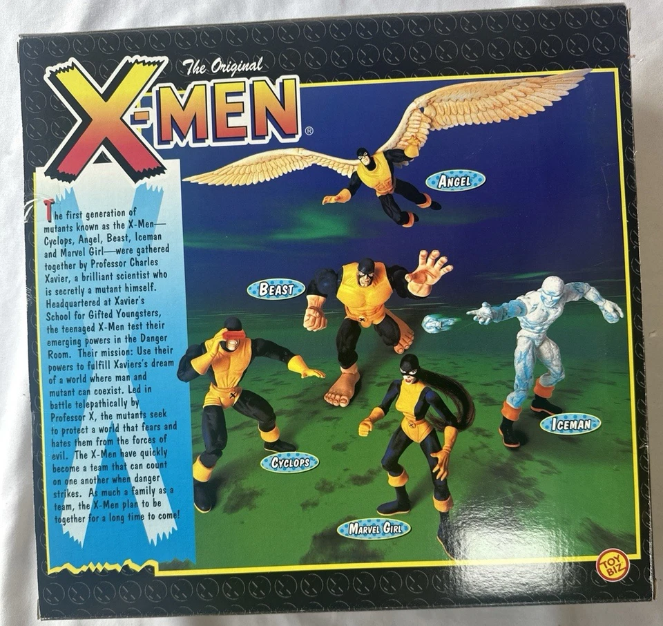 Figuras de acción X-Men Marvel's Collectors Editions "The Original X-Men" 1997 (13C Foto 2 de 4