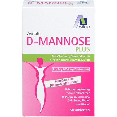 D-MANNOSE PLUS 2000 mg Tabl.m.Vit.u.Mineralstof. 60 St PZN 15743818