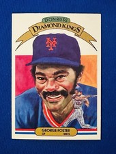 1983 DONRUSS DK #6 GEORGE FOSTER NEW YORK METS NM-MT OR BETTER '76 AS MVP 77 MVP