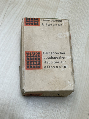 Visaton Lautsprecher Typ MRH 7.10 4 Ohm 30/40 Watt Vintage Rar mit OVP