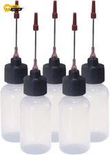 Liberty Oil Products 5-1 Oz Bottles With Stainless Needle Tip For All