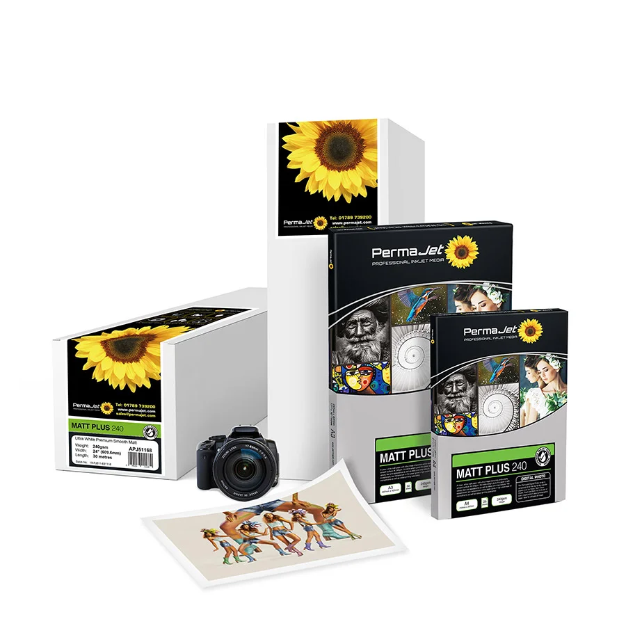 PermaJet Matt Plus 240 6x4 Photo Paper - 100 Sheets - 51102
