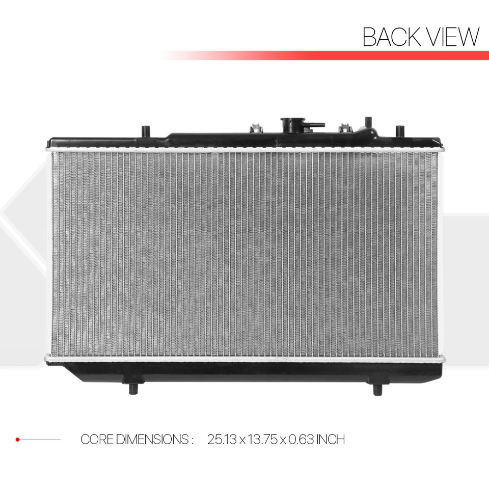 Aluminum Core Cooling Radiator OE Replacement for 94-97 Ford Aspire AT dpi-1626 - Image 3 of 4