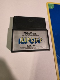 Rip Off (Vectrex, 1982) ☆ Authentic Overlay & Manual ☆