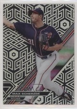 2017 Topps High Tek Pattern 2 Blackout Max Scherzer #HT-MS 3t2