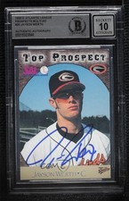 BAS 1998 South Atlantic League Top Prospects Jayson Werth #26 BGS Authentic ow6