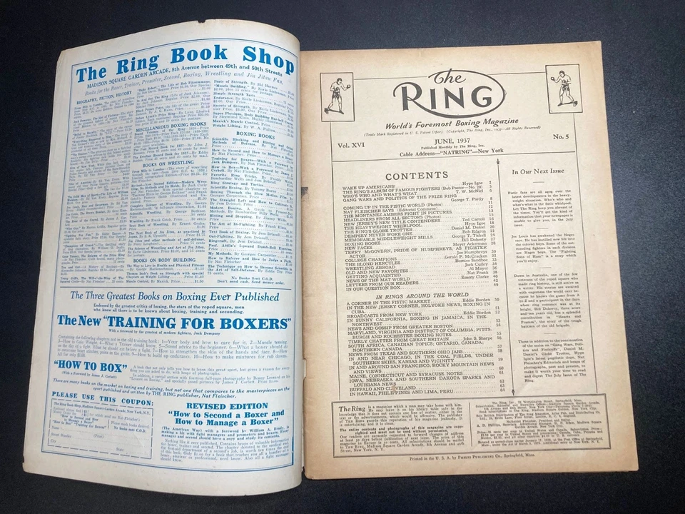 The Ring magazine June 1937, boxing - Image 2 of 4