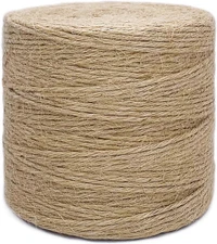 500FT Jute Twine Rope 3mm 6ply Natural Thick Garden Twine String Heavy Duty f...