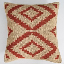 Shubhlaxmifashion Indian Vintage Kilim Square Pillow Cover 18X18 Jute Boho