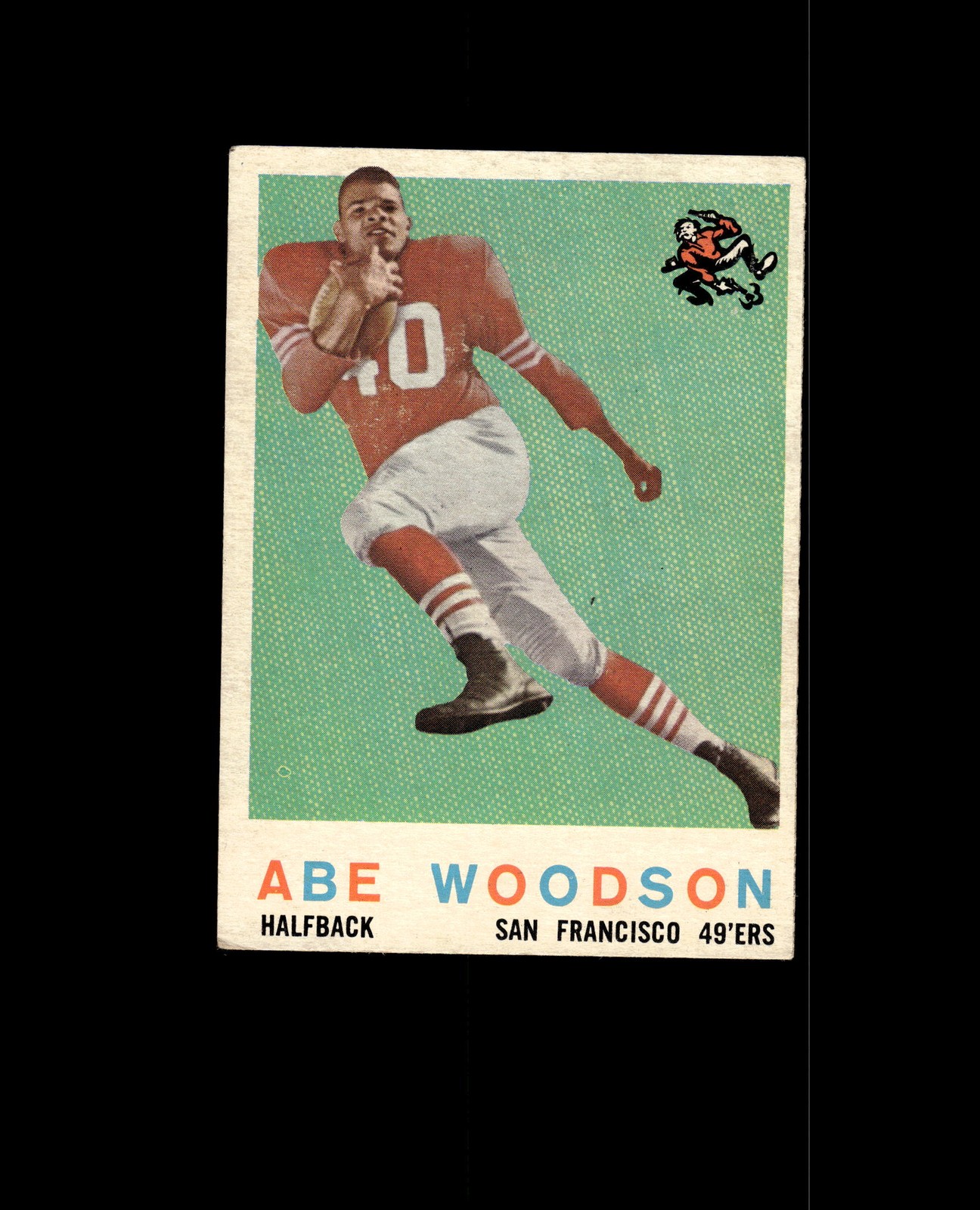 1959 Topps 102 Abe Woodson RC EX #D1,534395