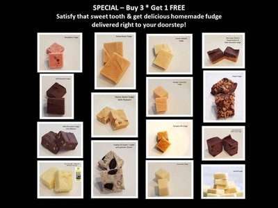 Homemade Fudge - 1/2 Pound - Buy 3 Get 1 Free * Add 4 Choices to Your Cart