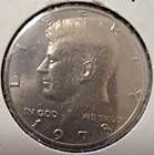 1973 50C Uncirculated John F. Kennedy Memorial Half Dollar from Mint Set