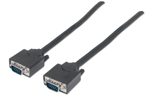 Manhattan Vga Monitor Cable 1.8M Black Male To Male Hd15 Cable Of Higher Svga Sp