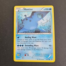 Mantine 27/114 Common Steam Siege Pokemon NM