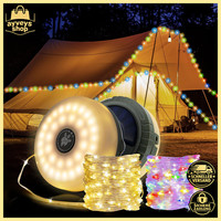 Solar Lichterkette Outdoor 10M 5 Modi IP44 Mit Fernbedienung Garten Beleuchtung