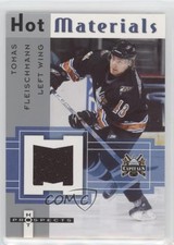 2005-06 Fleer Hot Prospects Hot Materials Tomas Fleischmann #HM-TF 9oa