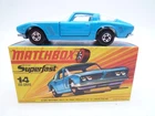 VINTAGE MATCHBOX SUPERFAST No.14d ISO GRIFO IN ORIGINAL BOX 1975