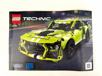 LEGO Technic 42138 Ford Mustang Shelby GT500 Pull-Back Set, 544 Teile
