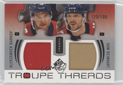 2025 SP Game Used Troupe Threads /199 Aleksander Barkov Sam Reinhart #TT-BR 1j6p