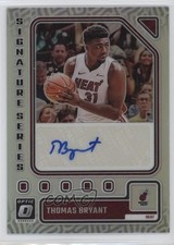 2023-24 Panini Donruss Optic Signature Series Holo Prizm Thomas Bryant Auto 0rd2