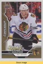 2018-19 Upper Deck Compendium Rookies Gold Carl Dahlstrom #442 READ 0zu