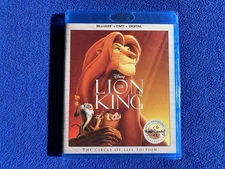 NEW, SEALED!! The Lion King{Blu-Ray + DVD + Digital}Disney Signature Collection