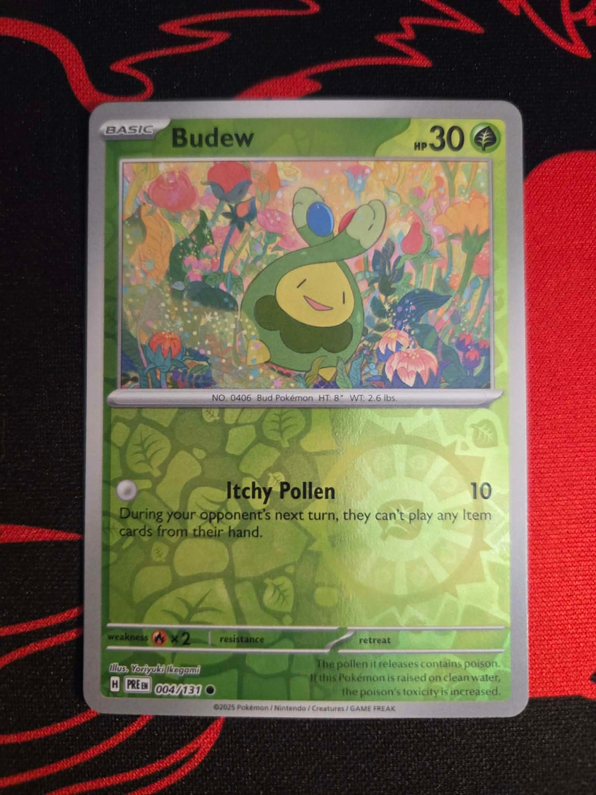 Budew 004/131 Sv: Prismatic Evolutions Reverse Holo NM/M