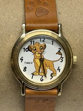 Vintage LION KING Watch SIMBA by TIMEX, New Battery, Running
