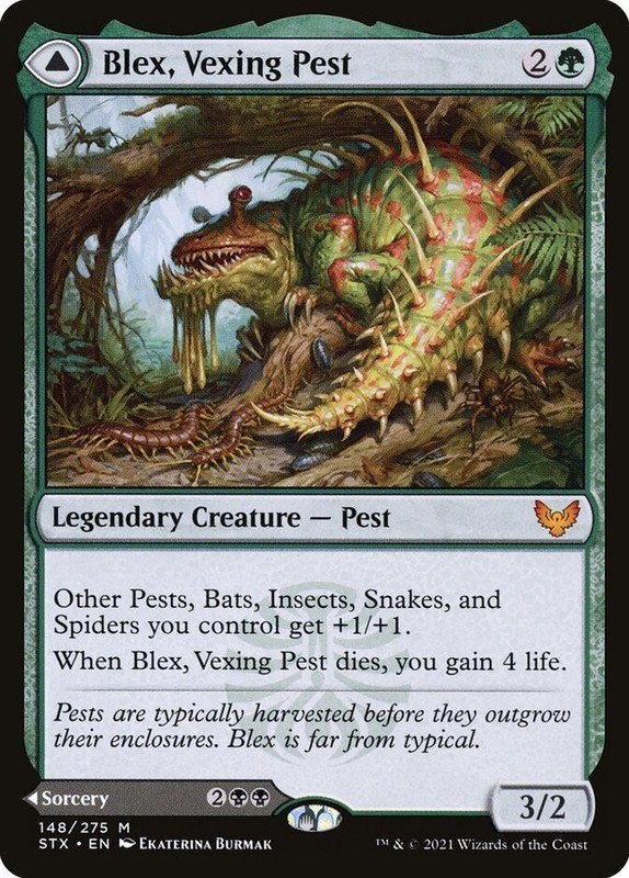 MTG ~ Blex, Vexing Pest ~ STX ~ NM