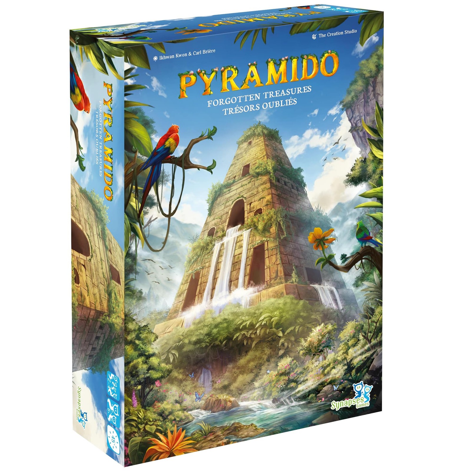 Pyramido: Forgotten Treasures - Strategy Board Game, Tile Placement, Gems - Domi