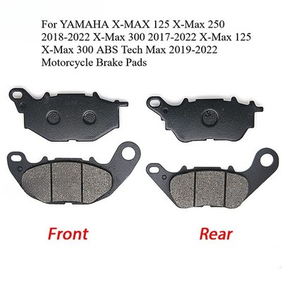 2PCS For YAMAHA X-MAX 250 X-Max 125 X-Max 300 ABS Tech Max Motorcycle Brake Pads