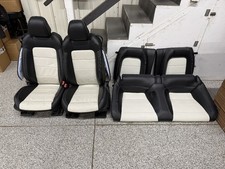 2018-2023 Ford Mustang Gt Blackwhite Leather Front Rear Power Seats Heatcooled