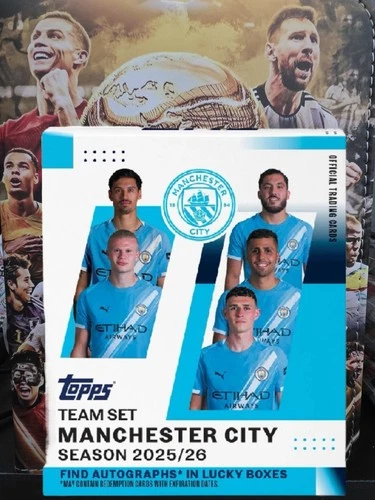 Topps Manchester City 2025/26 Team Set | NEU SEALED OVP