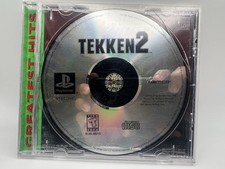 Tekken 2 [Greatest Hits] (Sony PlayStation 1, 1996) Disc & Case TESTED WORKS